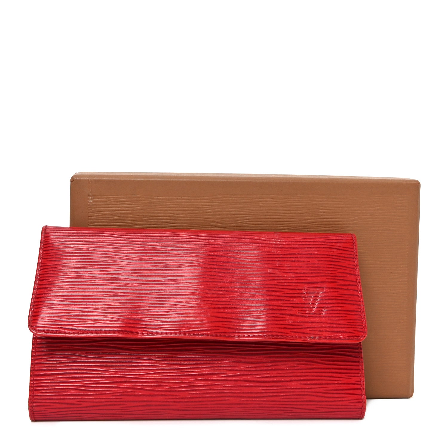 Louis Vuitton Epi Porte Tresor International Wallet Castillan Red 10 of 10