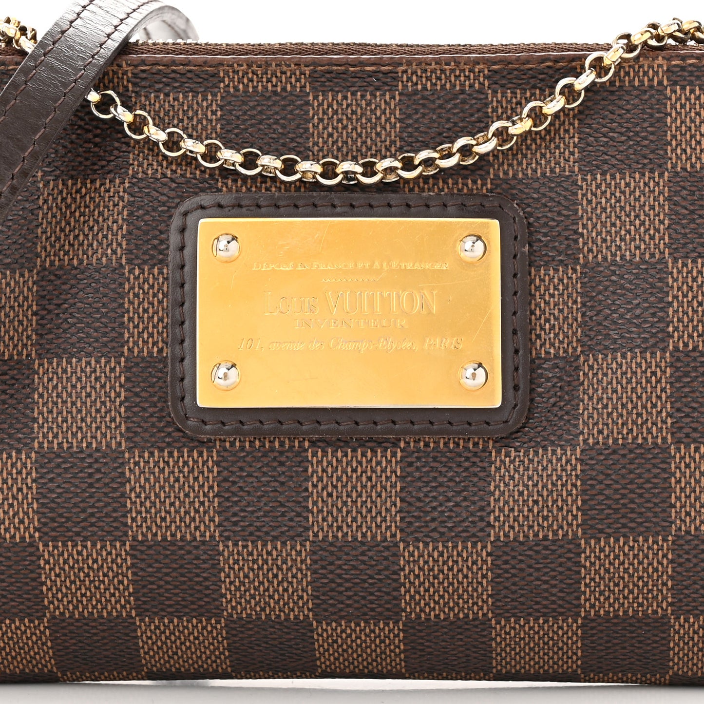 Damier Ebene Eva Clutch