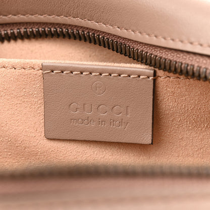 Gucci Calfskin Matelasse Small GG Marmont Chain Shoulder Bag Porcelain Rose 6 of 13