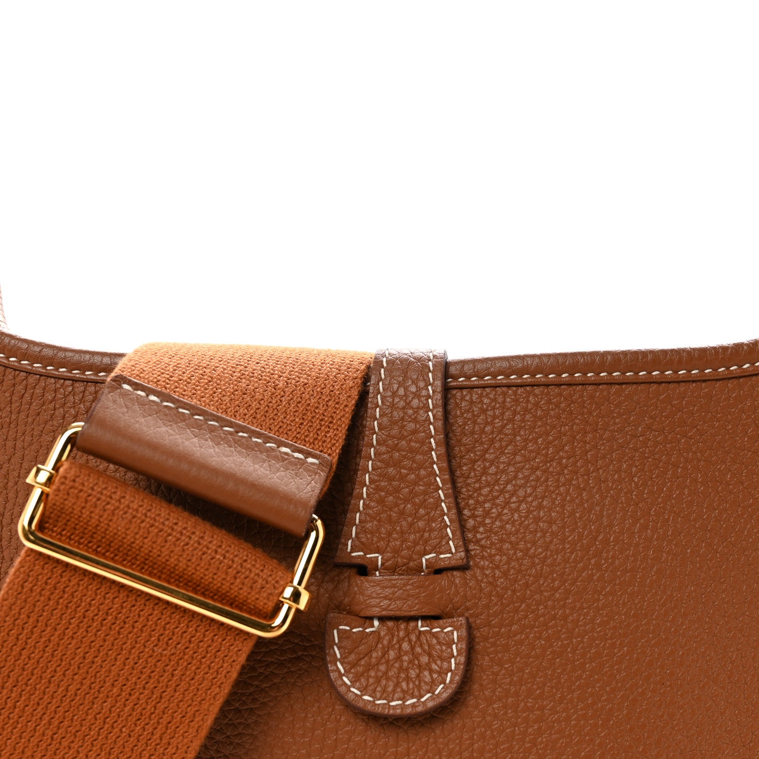 Hermes Taurillon Clemence Evelyne III PM Gold 7 of 10