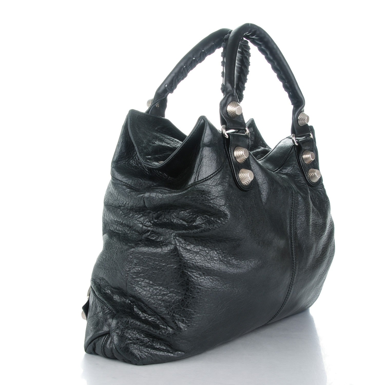 Balenciaga Agneau Giant 21 Silver Hardware Brief Black 3 of 9