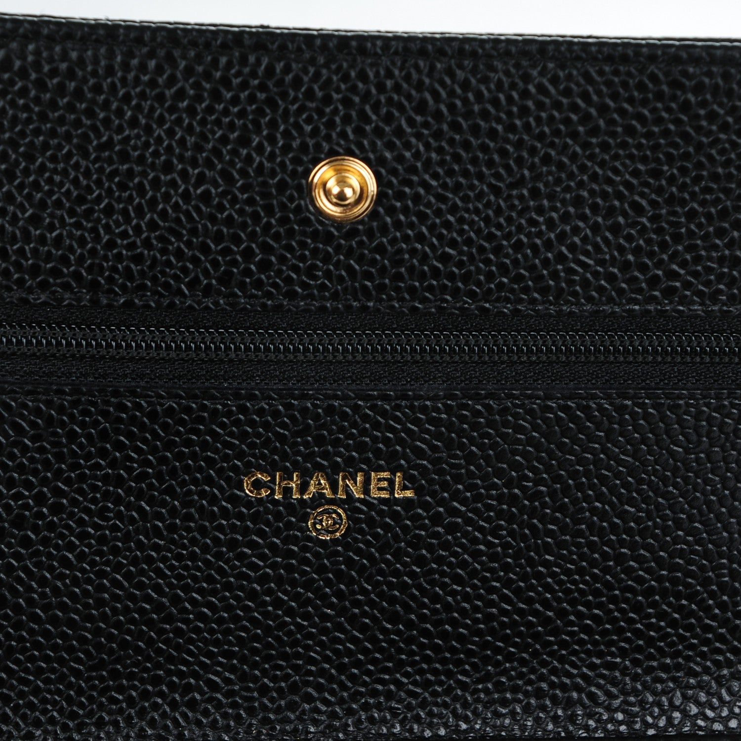 Chanel Caviar Quilted Wallet On Chain WOC Black 6 of 8