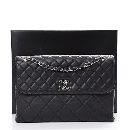 Chanel Calfskin Quilted In The Business Flap Bag Black 14 of 14