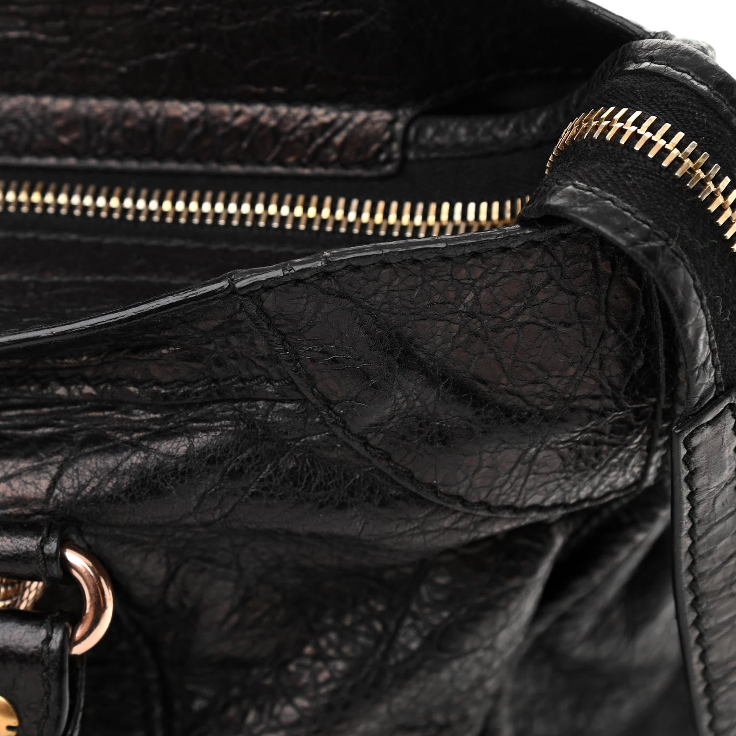 Balenciaga Agneau Giant 12 Rose Gold Hardware City Black 12 of 14