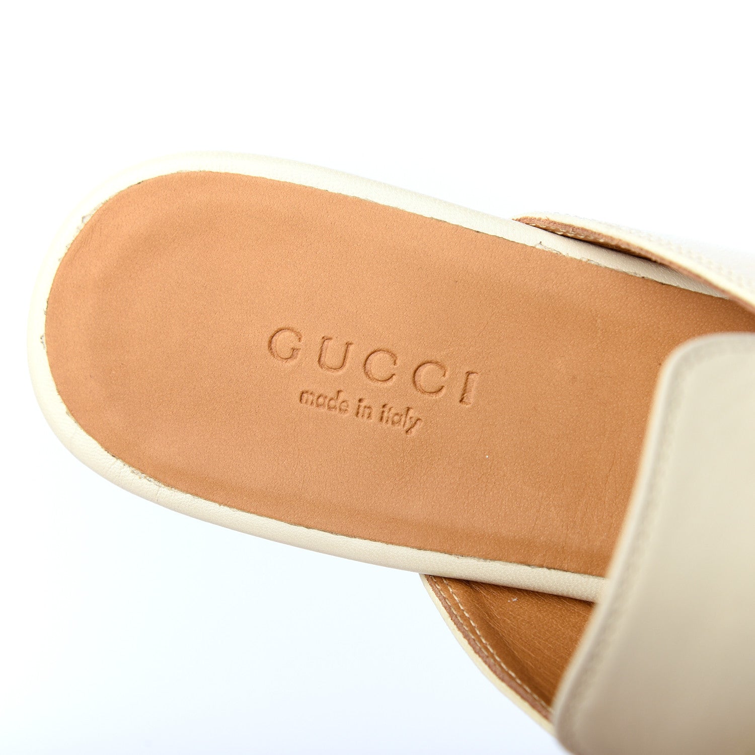 Gucci Malaga Kid Womens Princetown Slippers 35.5 Mystic White 6 of 16