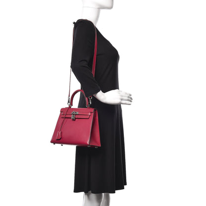 Hermes Chevre Kelly Sellier 25 Framboise 2 of 45