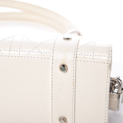 Christian Dior Calfskin Cannage Stitched East West Lady Dior White 29 of 29