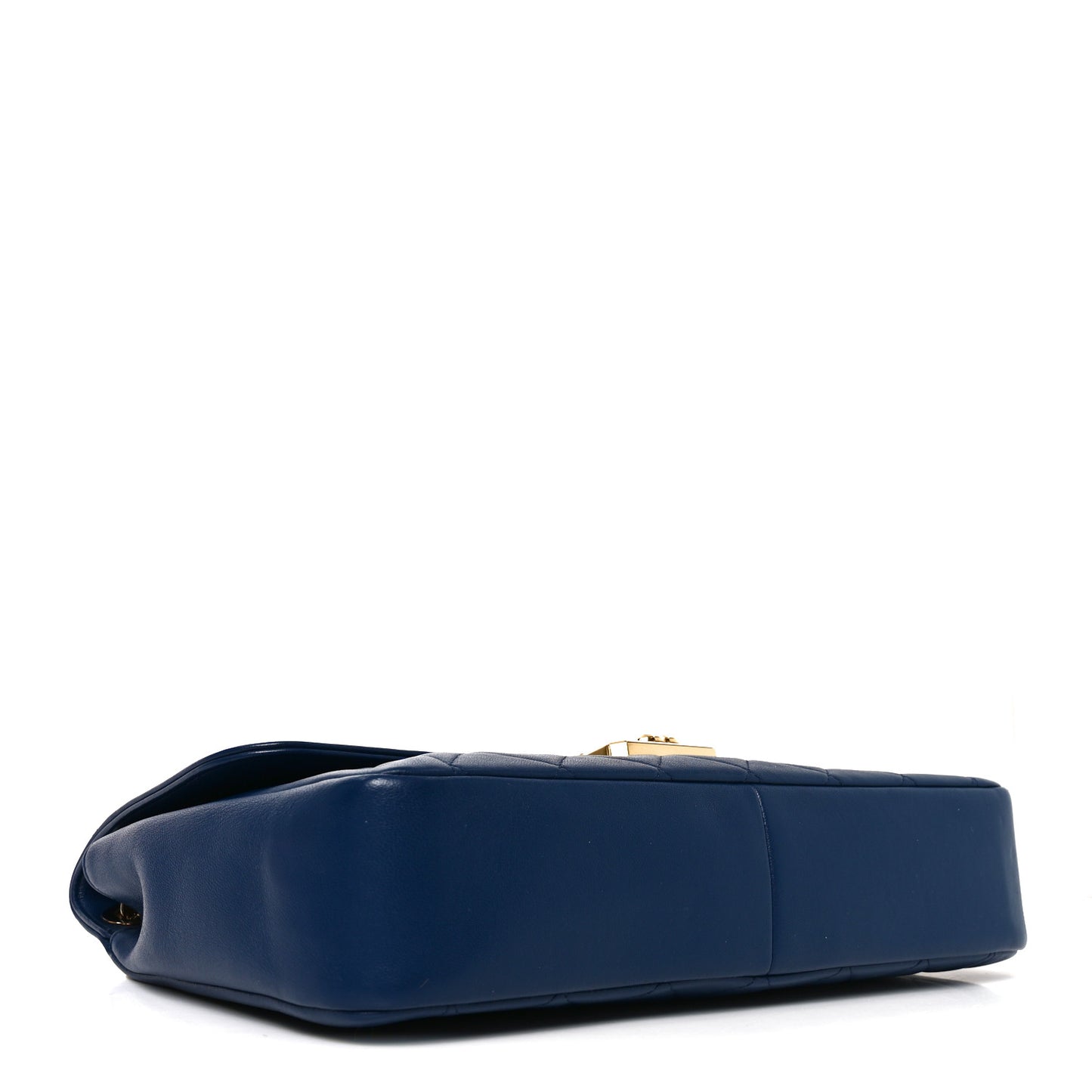 Lambskin Quilted Large Chic With Me Flap Navy