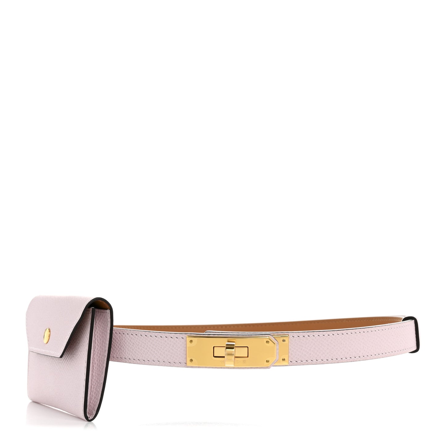 Epsom Kelly Pocket Belt Mauve Pale