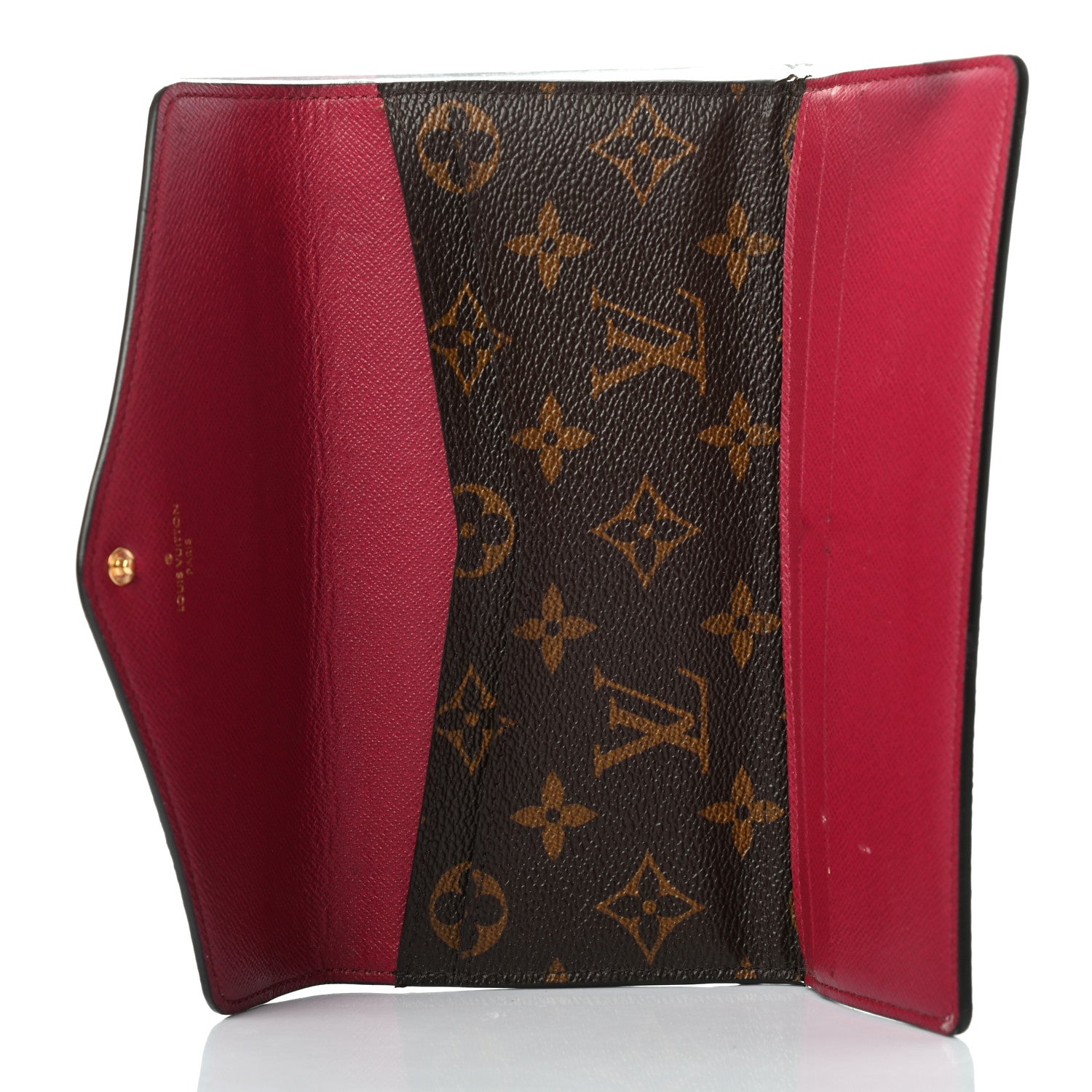 Louis Vuitton Monogram Josephine Wallet Fuchsia 5 of 7