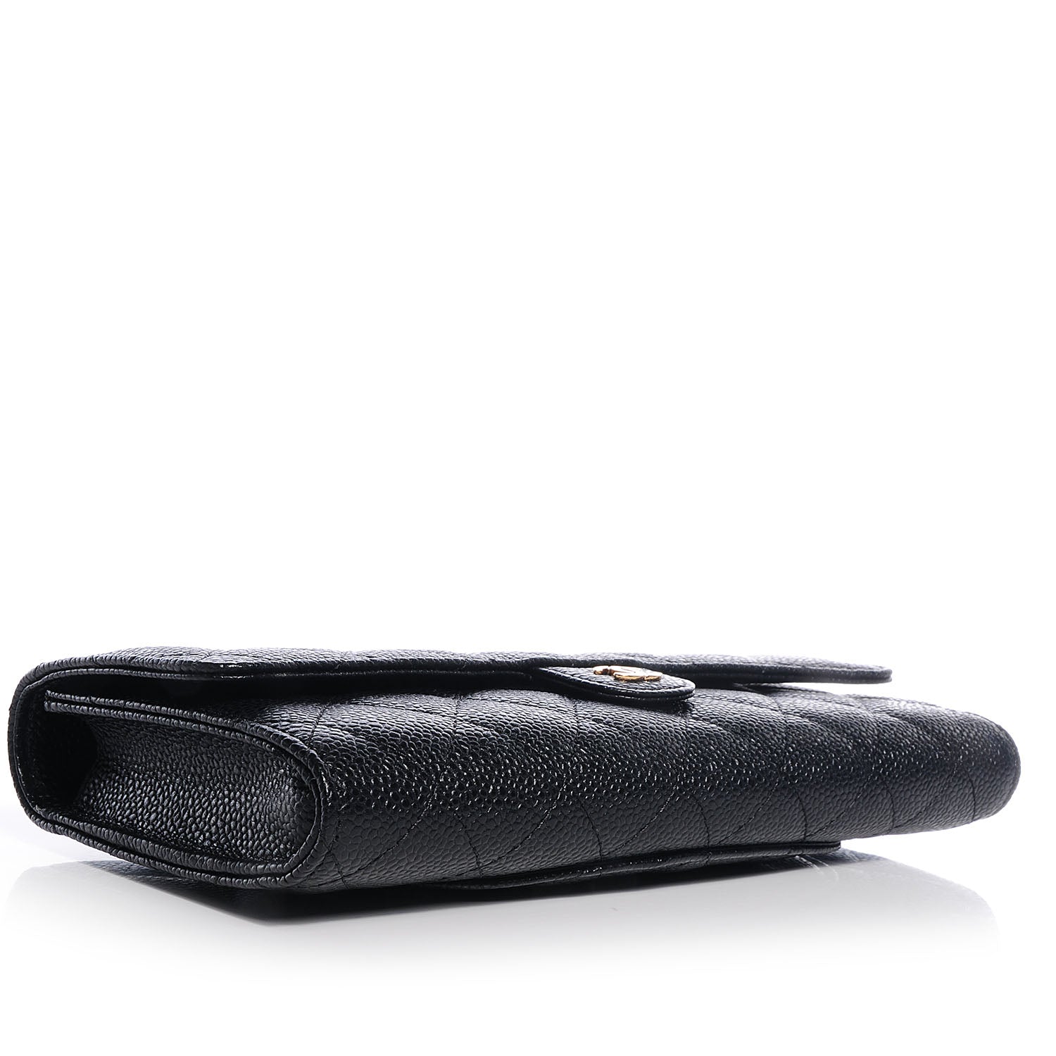 Chanel Caviar Quilted Travel Wallet Black 4 of 8