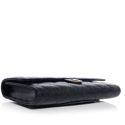 Chanel Caviar Quilted Travel Wallet Black 4 of 8