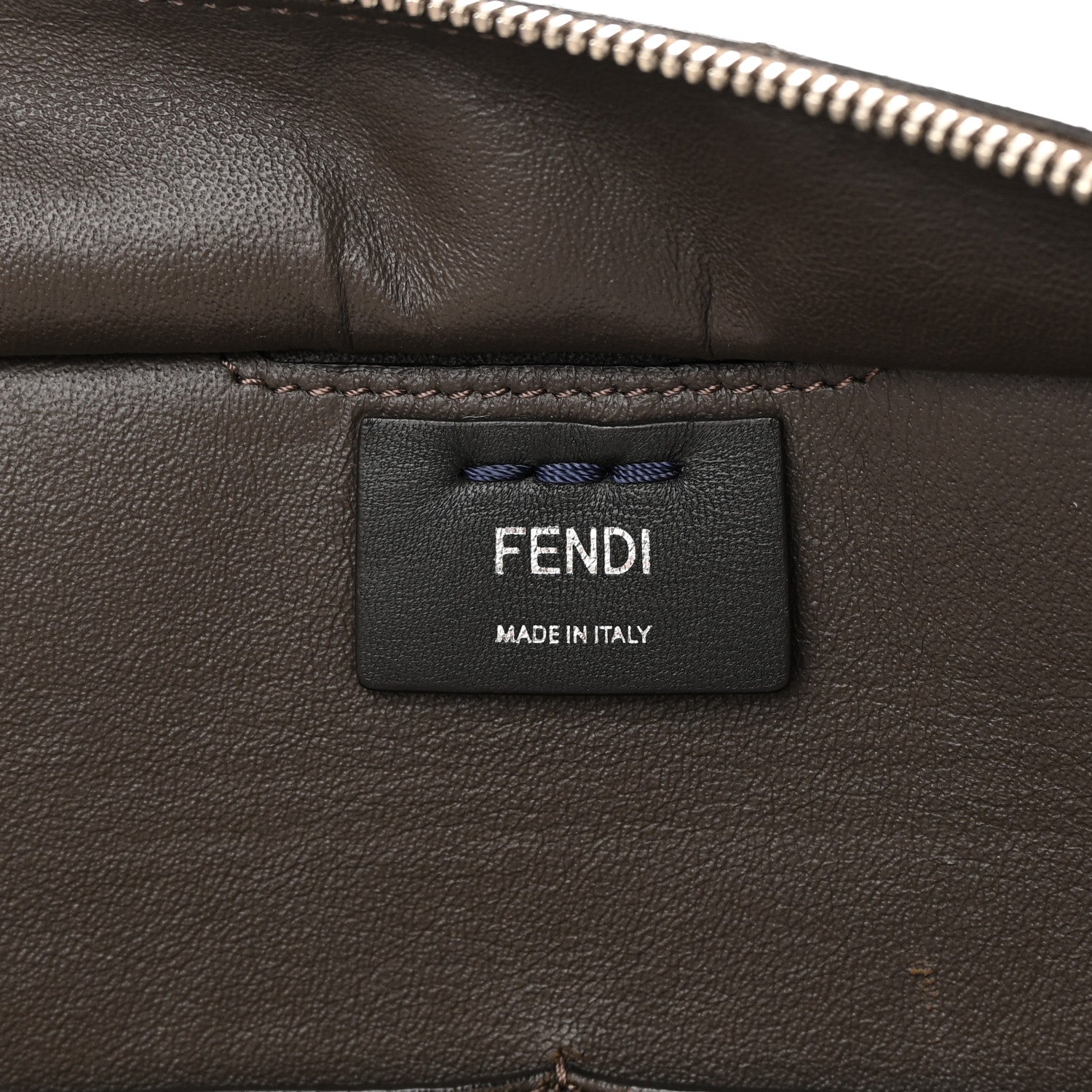 Fendi Vitello Dolce Shiny Nappa Petite 3Jours Tote Blue 6 of 21
