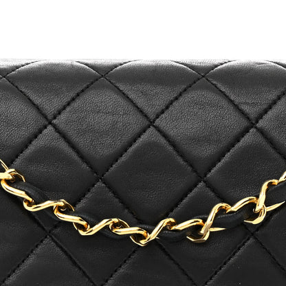 Chanel Lambskin Quilted Medium Double Flap Navy 9 of 12