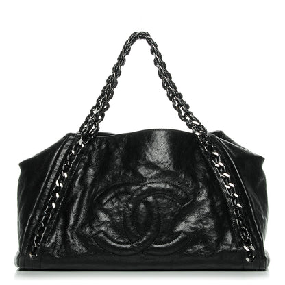 Chanel Glazed Caviar East West Modern Chain Tote Black 1 of 13