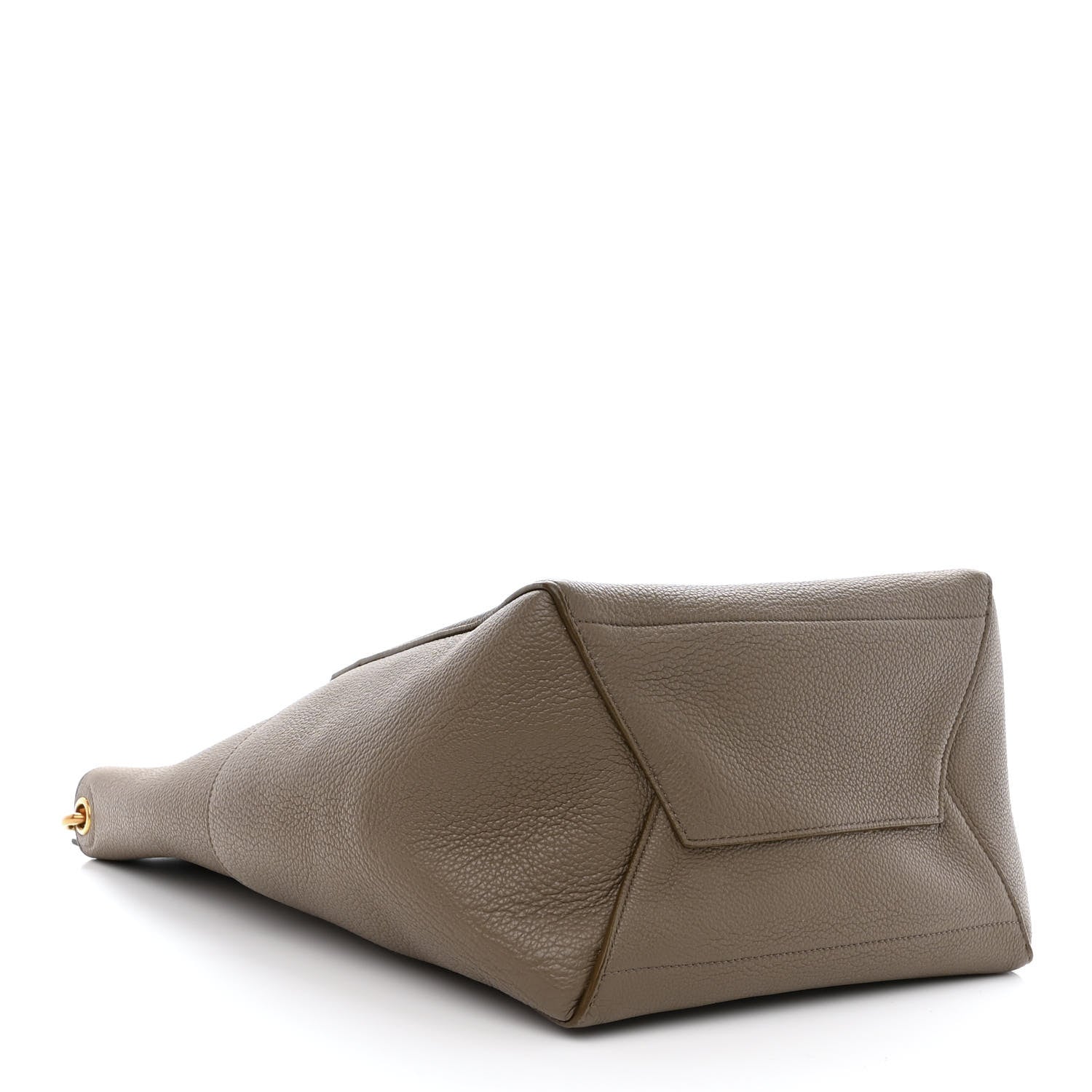 Celine Soft Grained Calfskin Sangle Bucket Bag Taupe 4 of 11