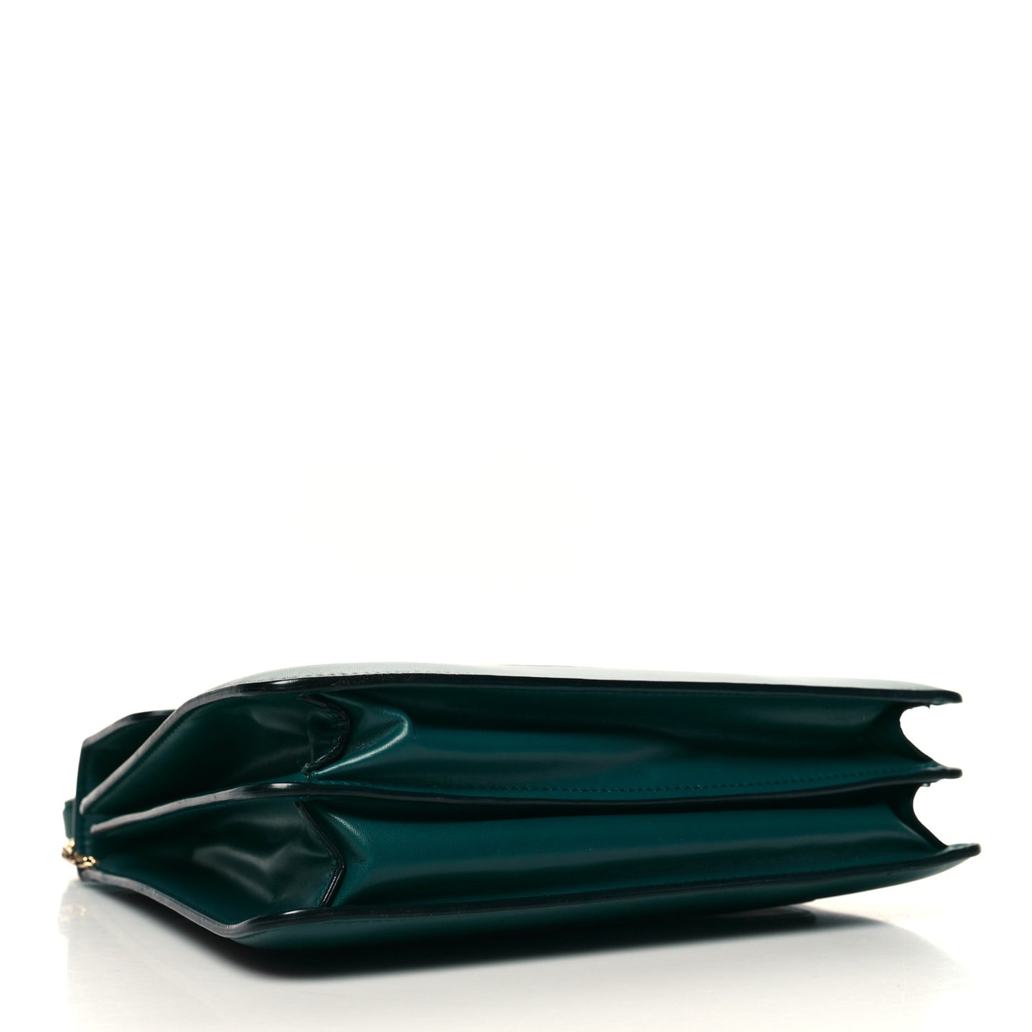Calfskin Large Serpenti Forever Top Handle Emerald Green