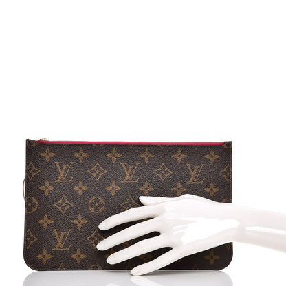 Louis Vuitton Monogram Neverfull MM GM Pochette Pivoine 2 of 7