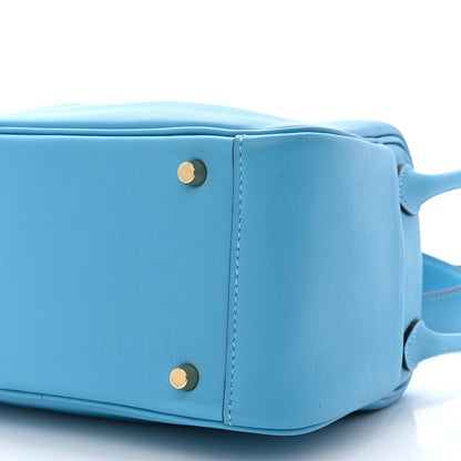 Hermes Swift Mini Lindy 20 Bleu Du Nord 10 of 11