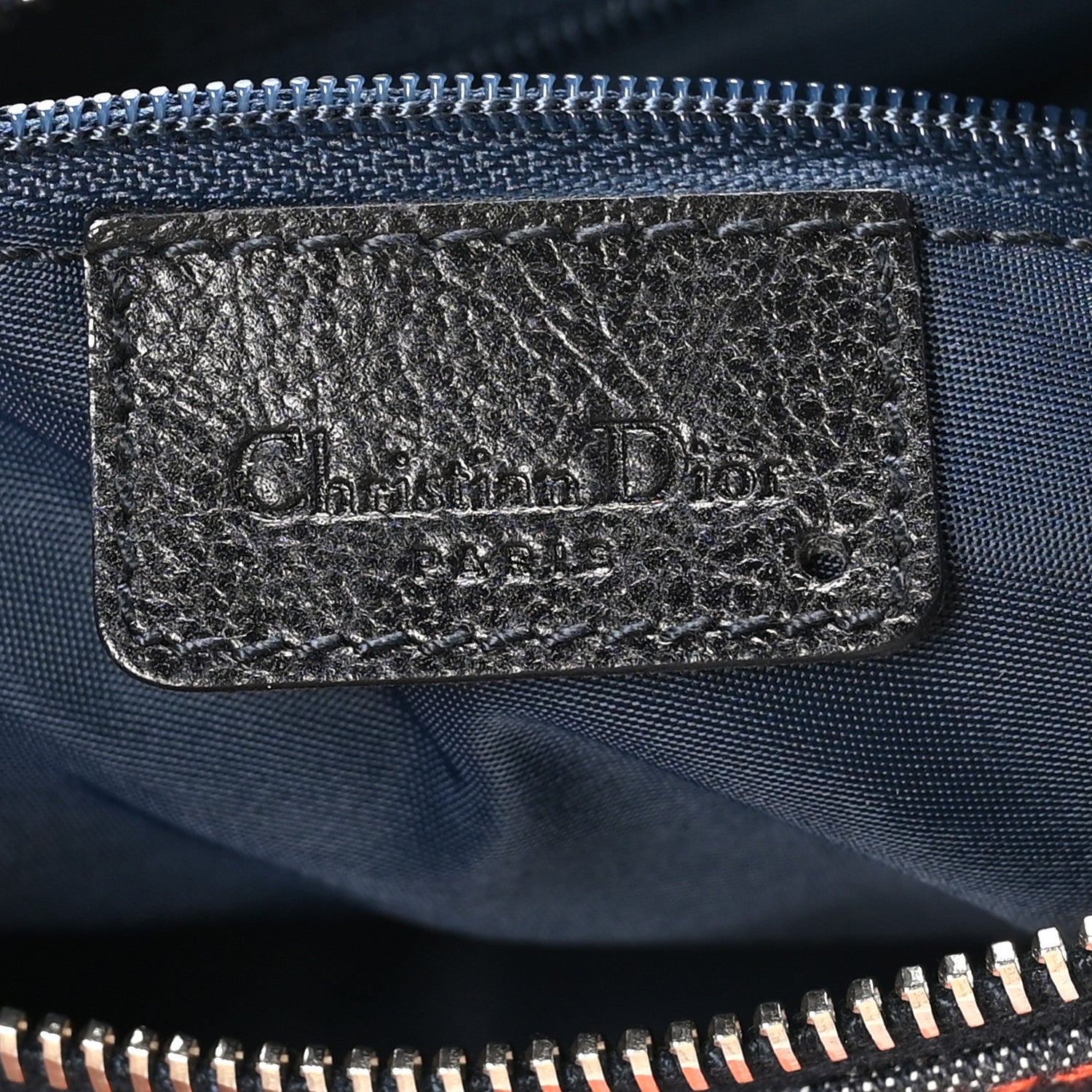 Christian Dior Monogram Flight Shoulder Bag Blue 6 of 11