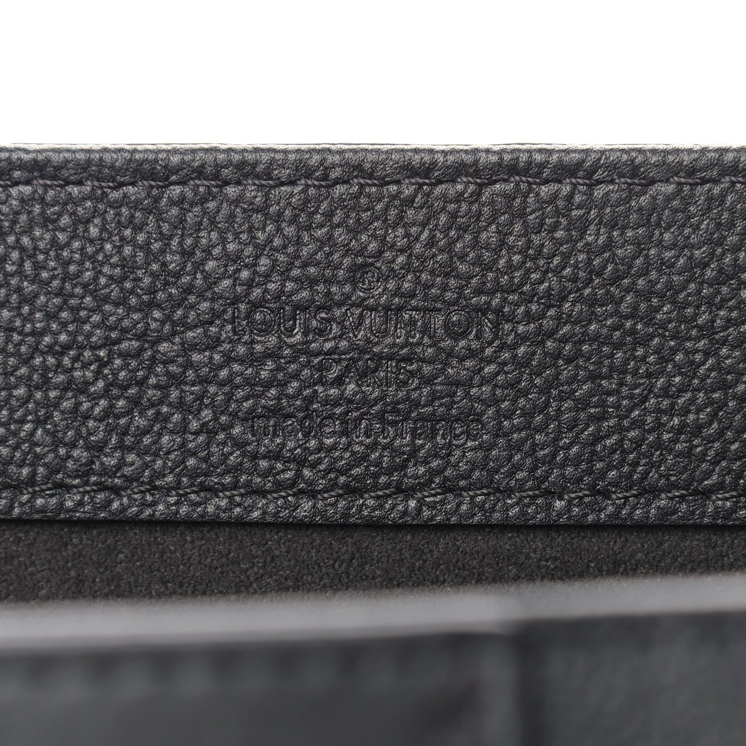 Louis Vuitton Calfskin Monogram Very One Handle Black 6 of 13