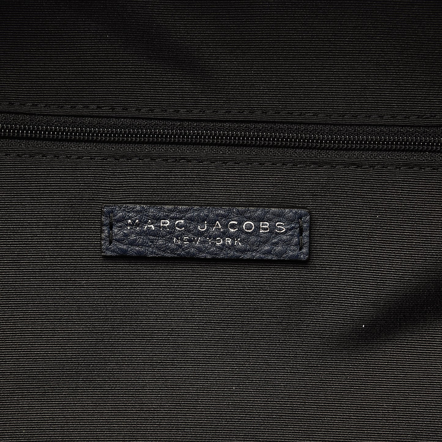 Pebbled Calfskin Varsity Backpack French Navy