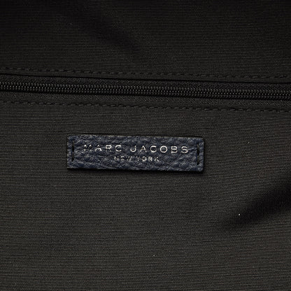 Marc Jacobs Pebbled Calfskin Varsity Backpack French Navy 6 of 9
