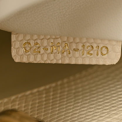 Christian Dior Lizard Mini Lady Dior White 7 of 7