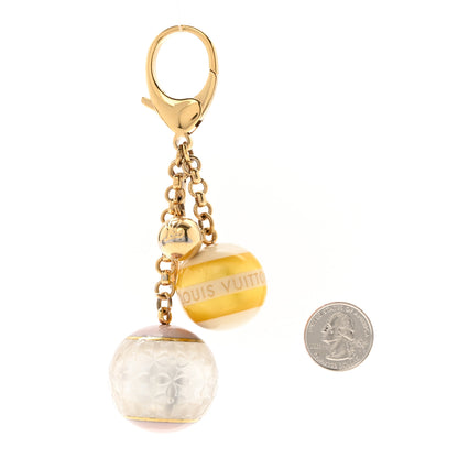 Louis Vuitton Mini Lin Croisette Bag Charm Yellow 2 of 7