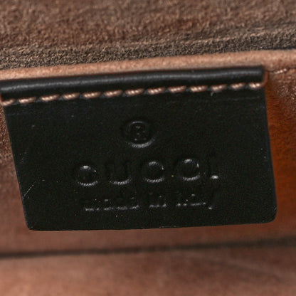 Gucci Calfskin Mini Sylvie Top Handle Bag Black 5 of 17