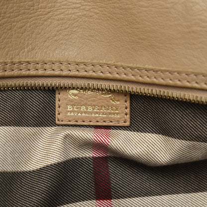 Burberry Grainy Calfskin Top Handle Bag Beige 6 of 19