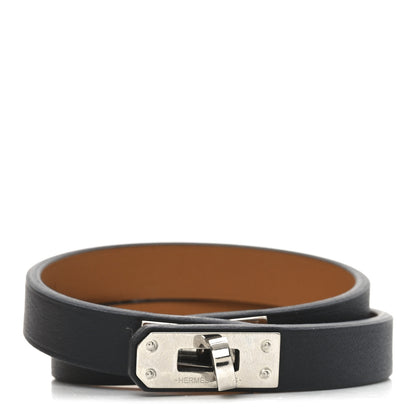 Hermes Swift Mini Kelly Double Tour Bracelet T1 Black 1 of 7