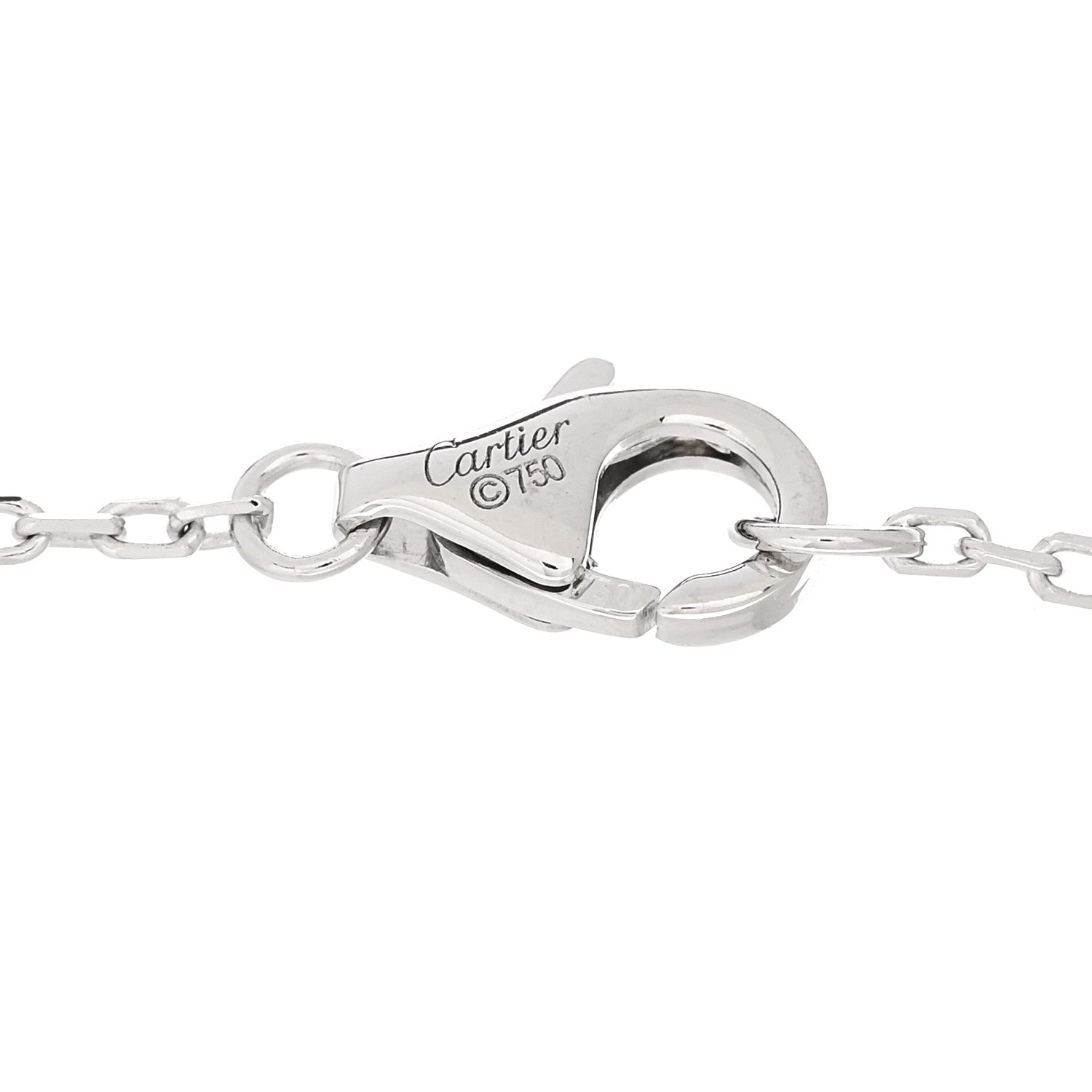 Cartier 18K White Gold Diamond Scarab Bracelet 3 of 3