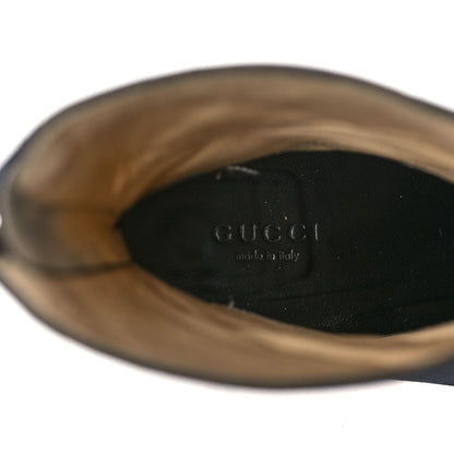 Gucci Monogram Tess S Gomma Boots 8.5 Black 8 of 12