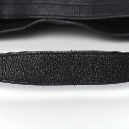 Prada Vitello Daino Side Pocket Hobo Black 9 of 10