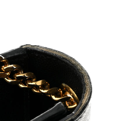Saint Laurent Grain De Poudre Medium Classic Monogram Kate Satchel Black 11 of 13