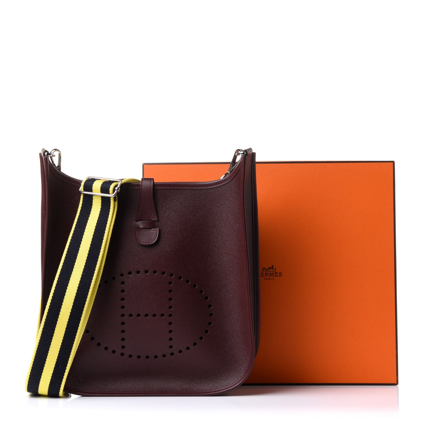 Epsom Amazone Evelyne III PM Bordeaux Lime