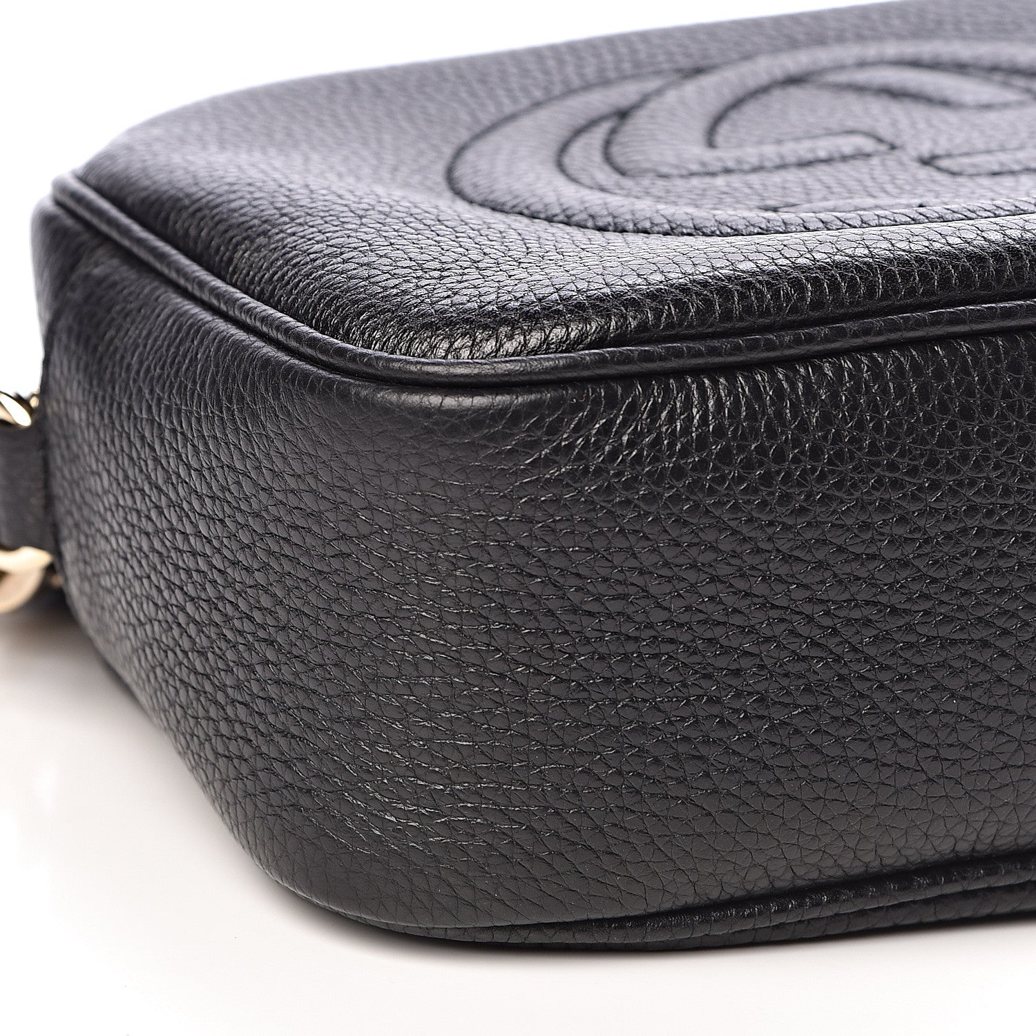Gucci Pebbled Calfskin Small Soho Disco Bag Black 8 of 10