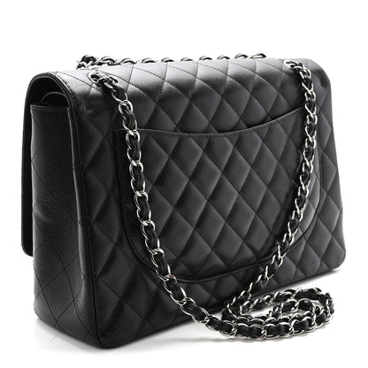 Chanel Caviar Quilted Maxi Double Flap Black 3 of 10