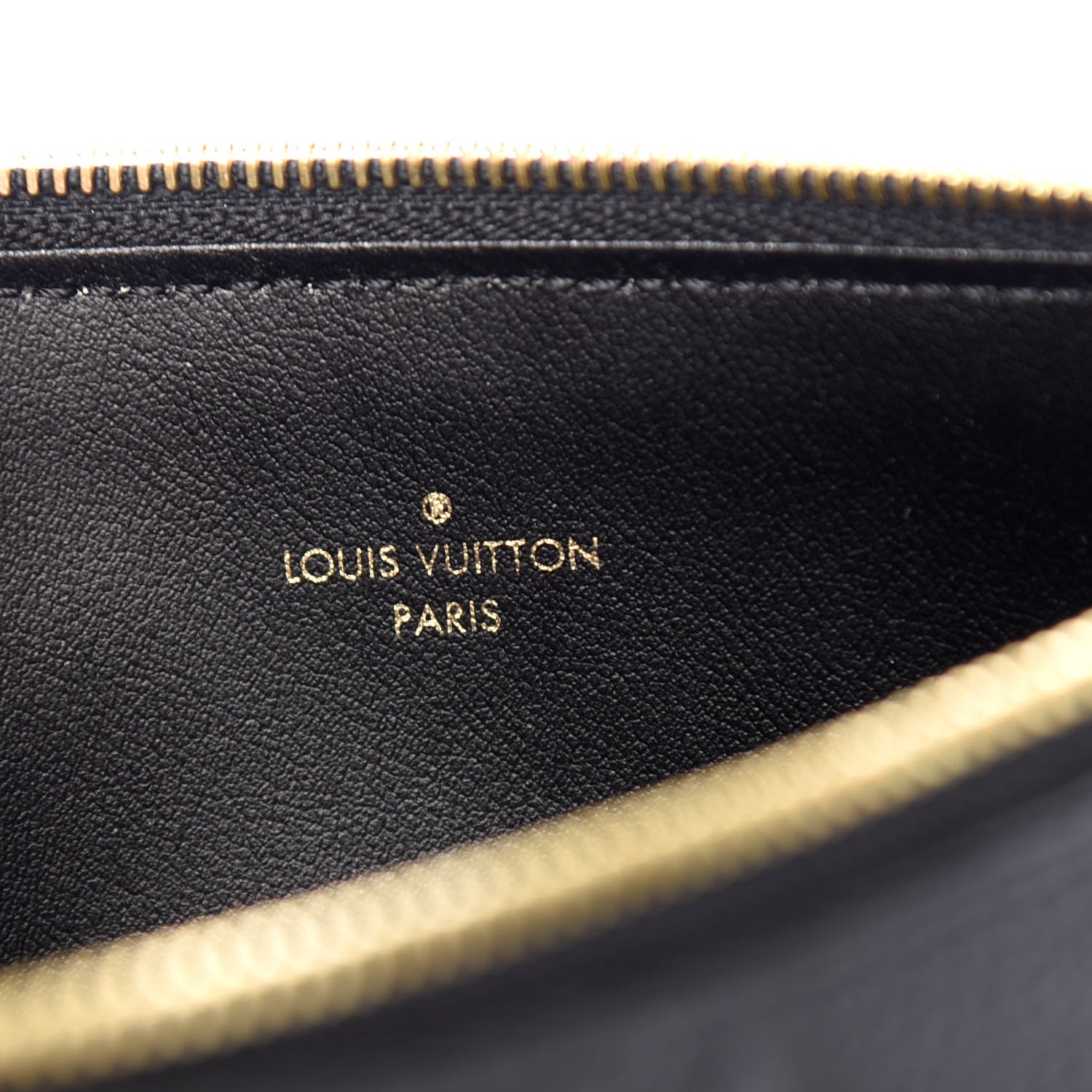 Louis Vuitton Empreinte Felicie Chain Wallet Zippered Insert Black 6 of 6
