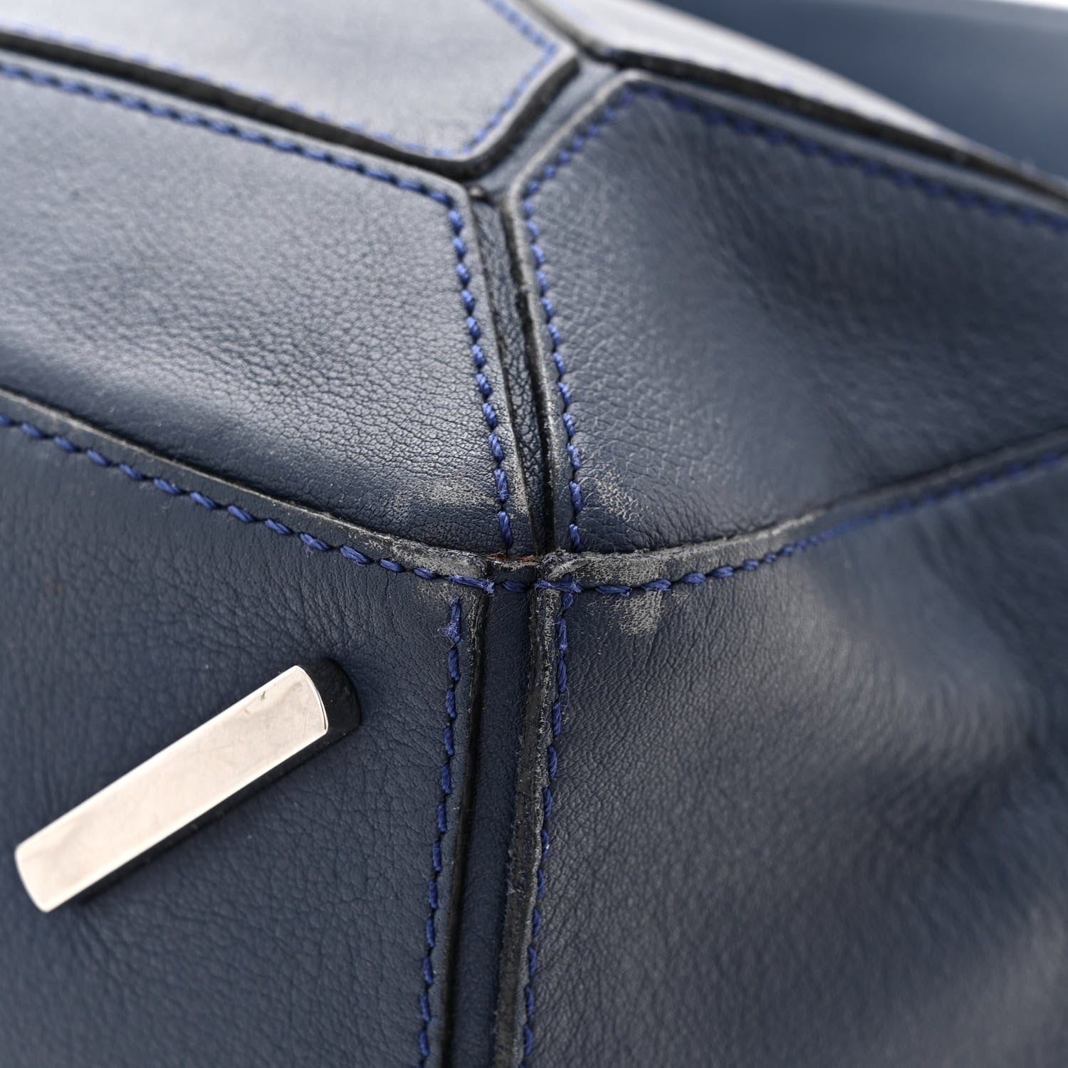 Loewe Calfskin Medium Puzzle Bag Marine 14 of 16