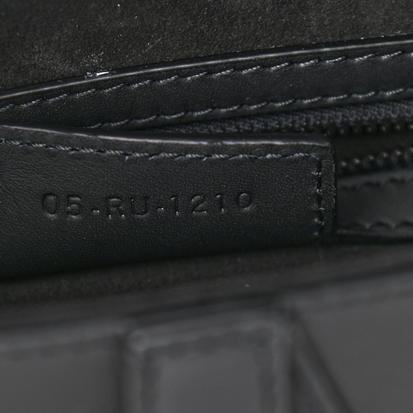 Ultra Matte Calfskin Saddle Bag Black