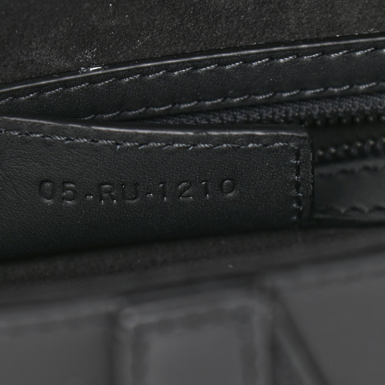 Christian Dior Ultra Matte Calfskin Saddle Bag Black 7 of 11
