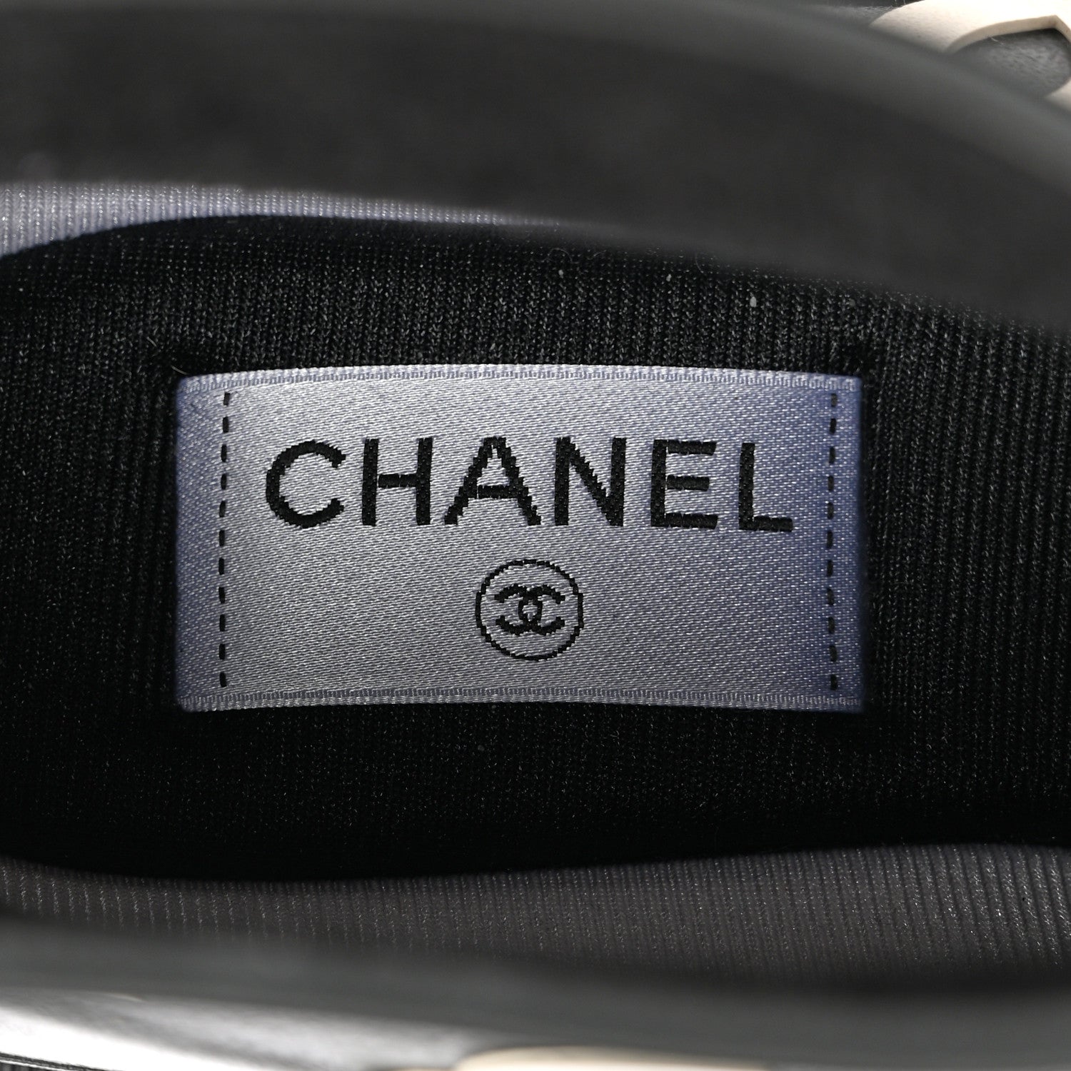 Chanel Rubber CC Print Boots 40 Black 6 of 8
