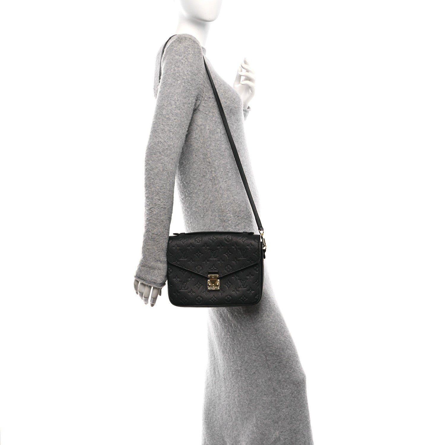 Louis Vuitton Empreinte Pochette Metis Black 2 of 10