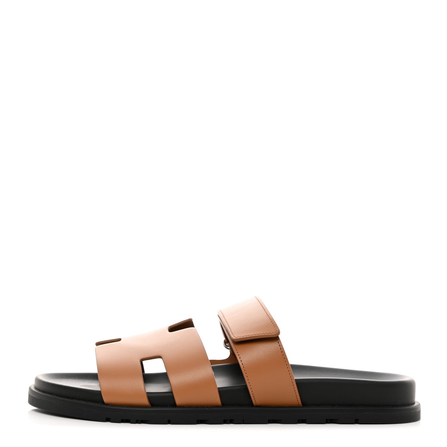 Hermes Calfskin Mens Chypre Sandals 43 Naturel 1 of 8
