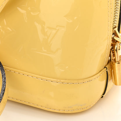 Louis Vuitton Vernis Alma BB Citrine 9 of 10