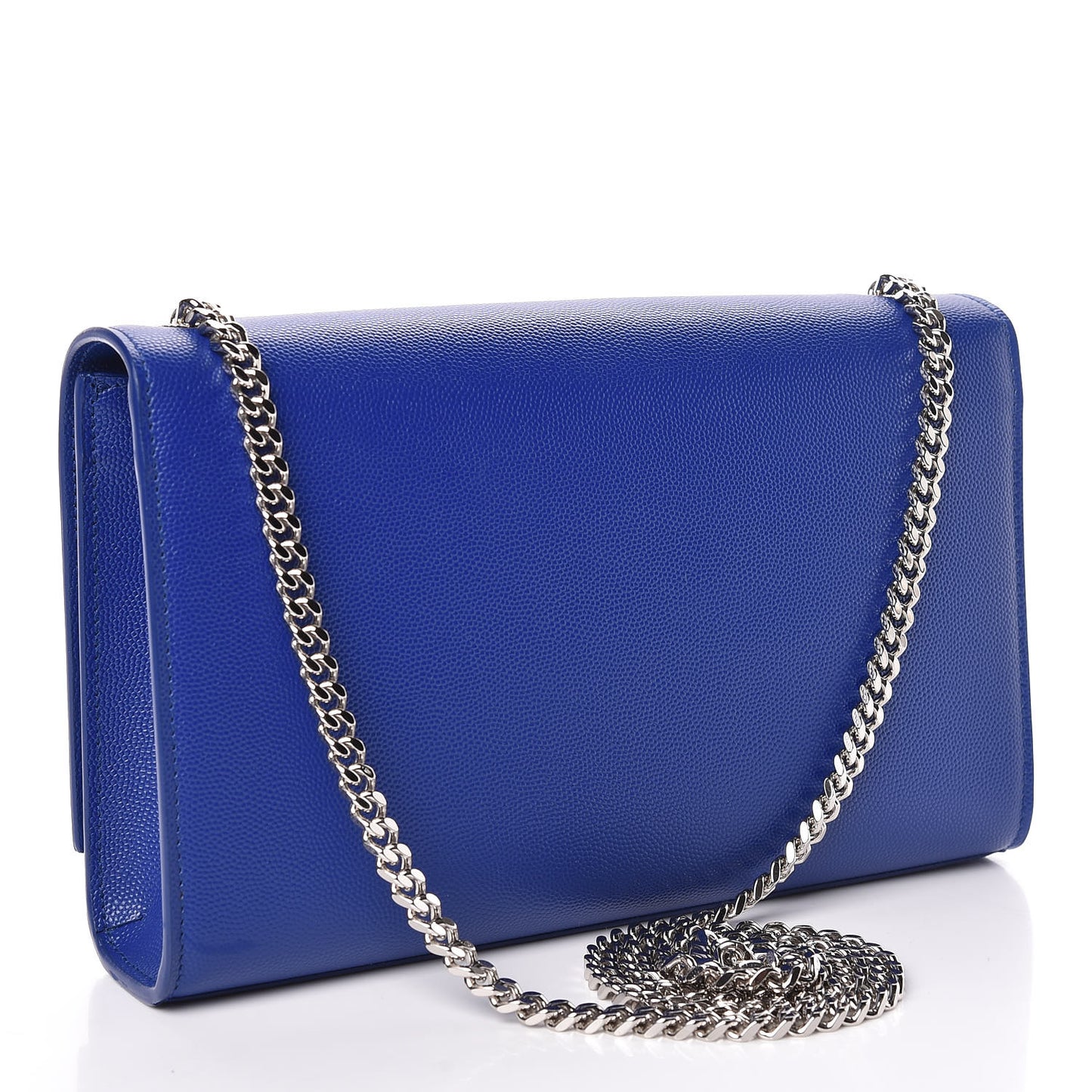 Grain De Poudre Medium Classic Monogram Kate Satchel Flash Blue
