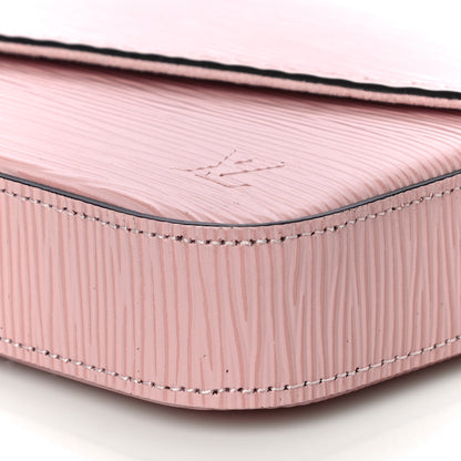 Louis Vuitton Epi Pochette Felicie Rose Ballerine 11 of 15