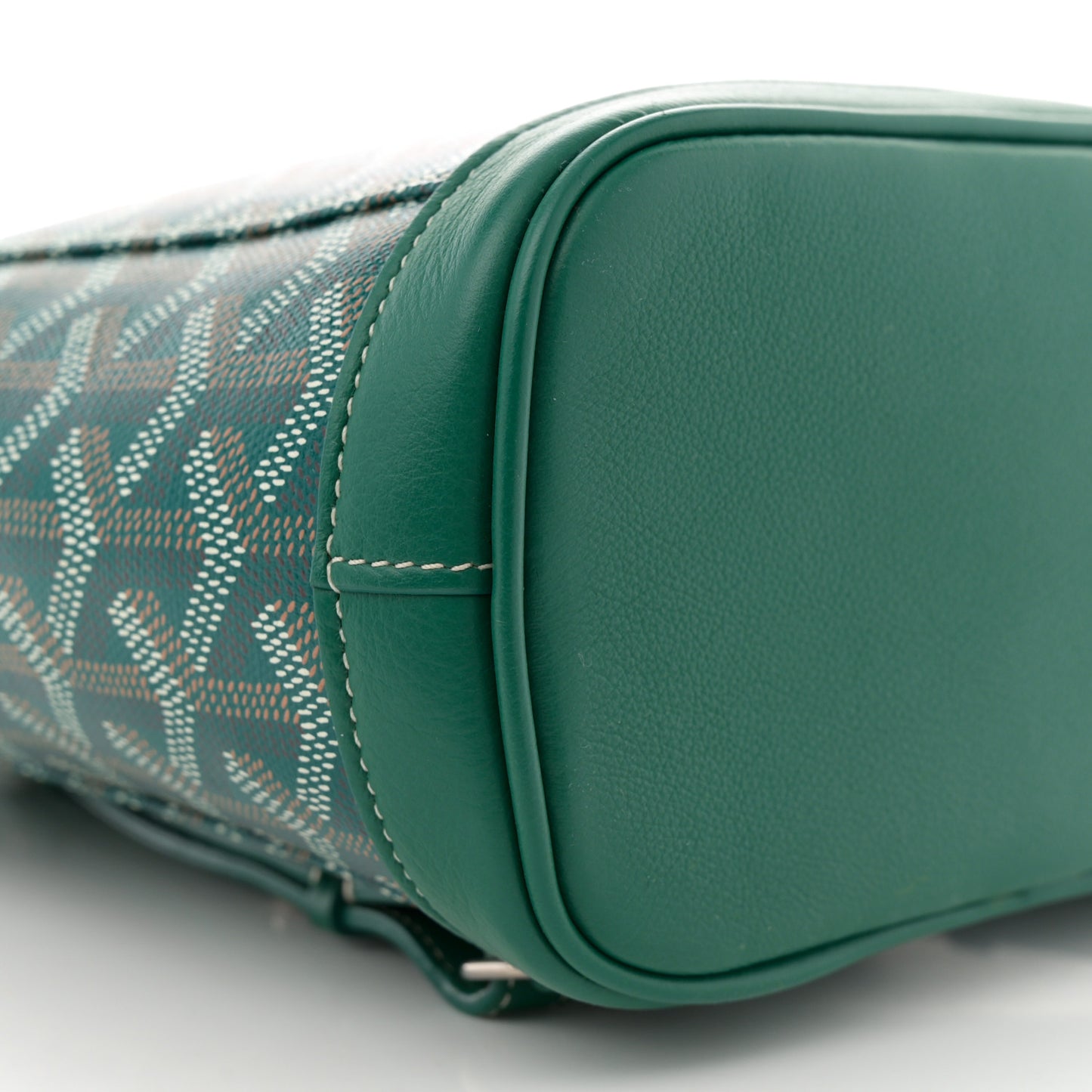 Goyardine Calfskin Mini Alpin Backpack Green